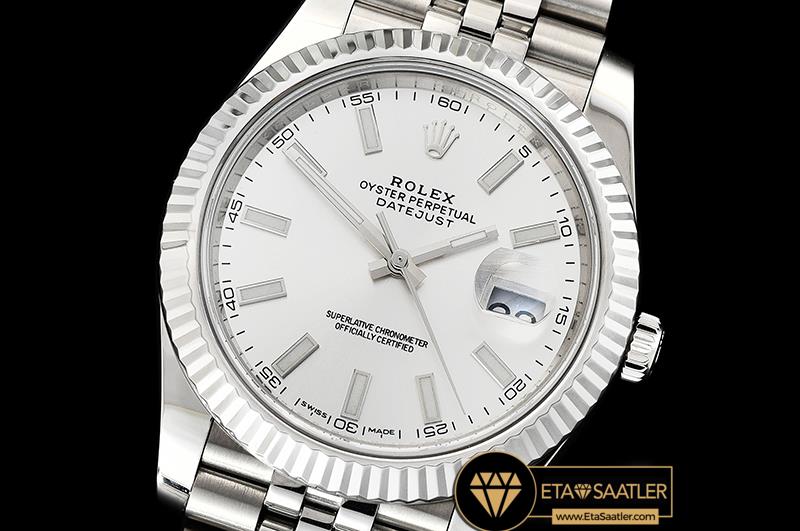R2DJ0227I - DJ2 41mm Jub Flt SSSS Silver WhtStick Noob A3235 01.jpg modelleri R2DJ0227I - DJ2 41mm Jub Flt SSSS Silver WhtStick Noob A3235 - 01.jpg